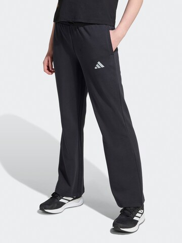 Bootcut Pantalon de sport ADIDAS SPORTSWEAR en noir : devant