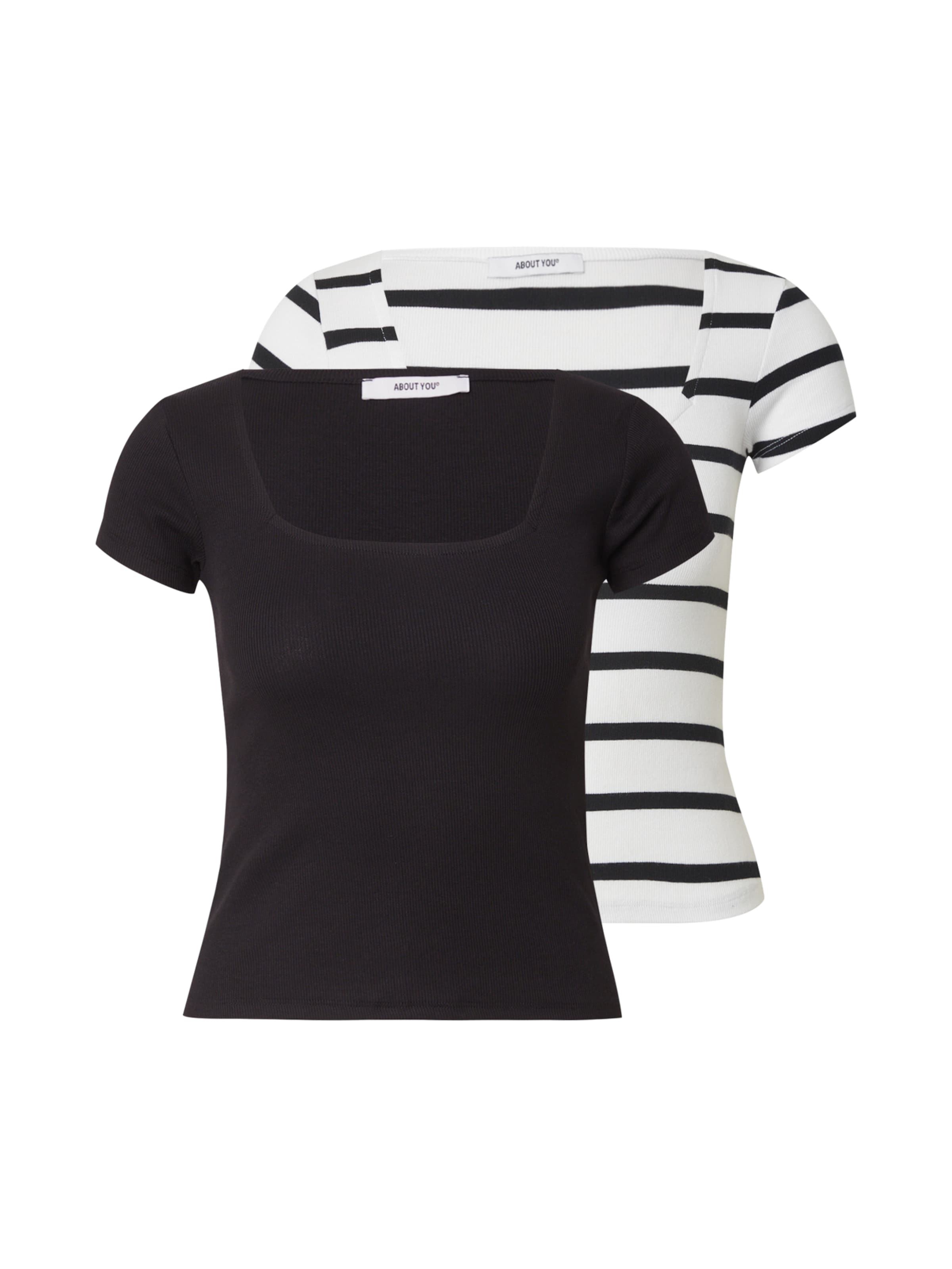 ABOUT YOU Μπλουζάκι 'Lil' σε μαύρο: μπροστά