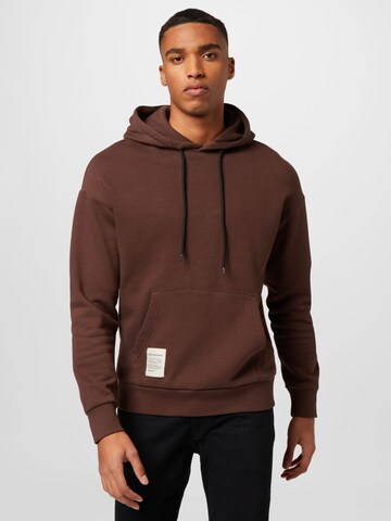 Sweat-shirt 'RAMI' JACK & JONES en marron : devant