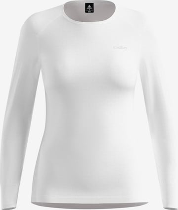 Base Layer 'ACTIVE WARM' ODLO en blanc : devant