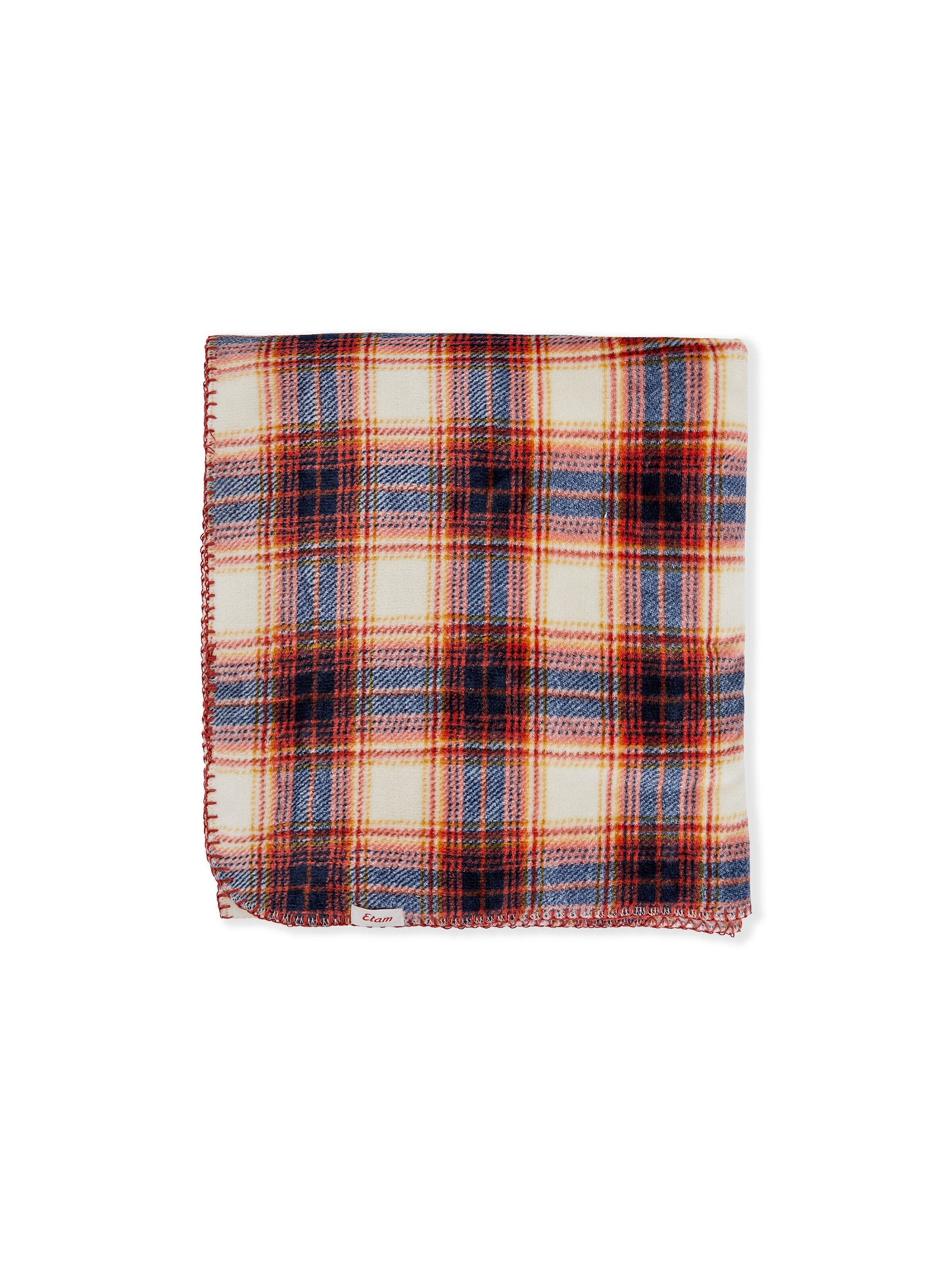 ETAM Blankets in Red: front