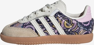 purpurinė ADIDAS ORIGINALS Sportbačiai 'Adidas x Liberty Samba OG': priekis