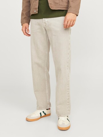 JACK & JONES - regular Vaquero 'JJIEddie JJOriginal' en beige: frente