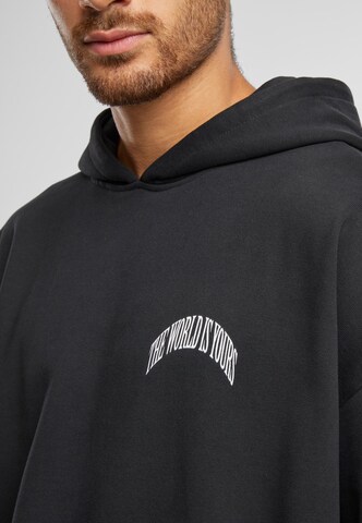 Mister Tee Sweatshirt 'Your World' i sort