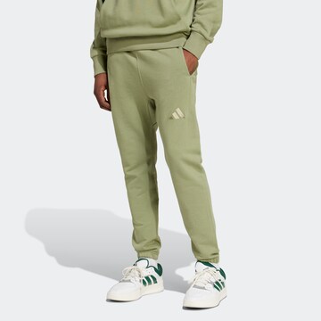 ADIDAS SPORTSWEAR Tapered Hose in Grün: Vorderseite