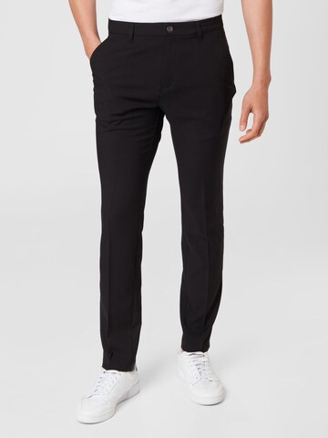 ADIDAS SPORTSWEAR Regular Workout Pants in Black: front