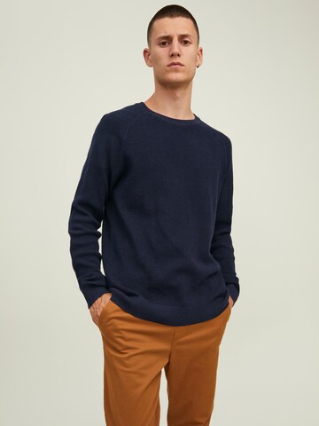 JACK & JONES Sweater in Blue: front