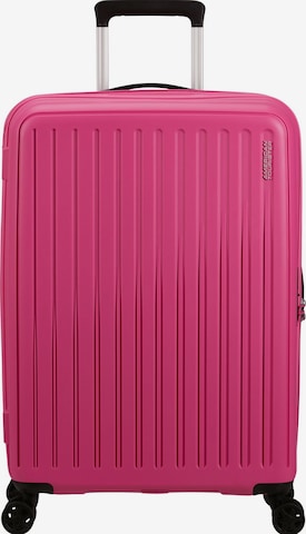 Trolley 'REJOY SPINNER 68/25 TSA' di American Tourister in rosa: frontale