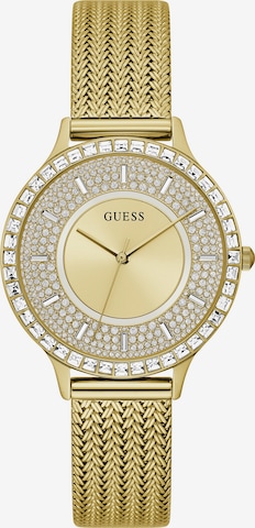 GUESS Analoog horloge ' SOIREE ' in Goud: voorkant