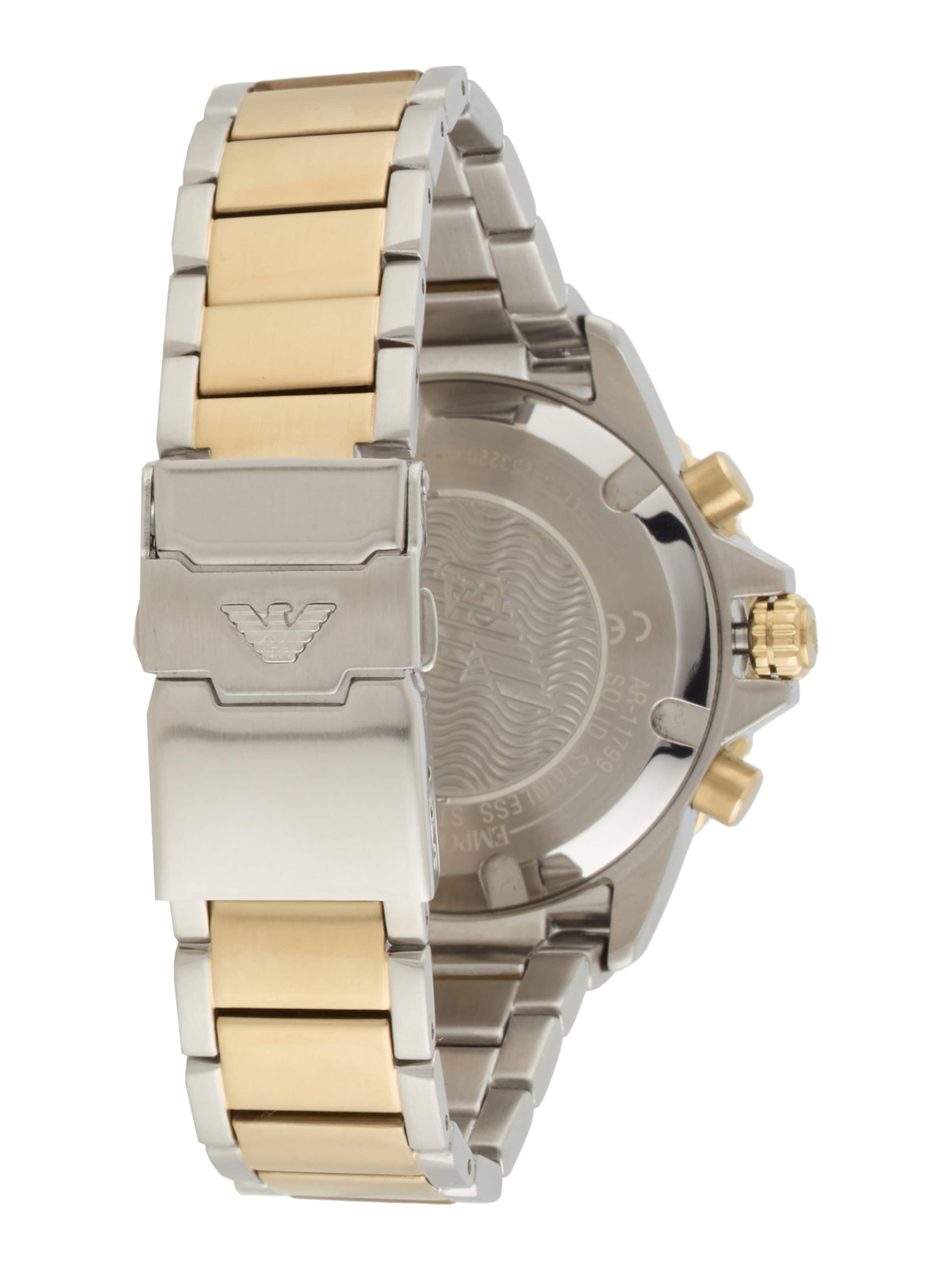 Emporio Armani Analoginen kello 'WORLD EXPLORER' värissä hopea
