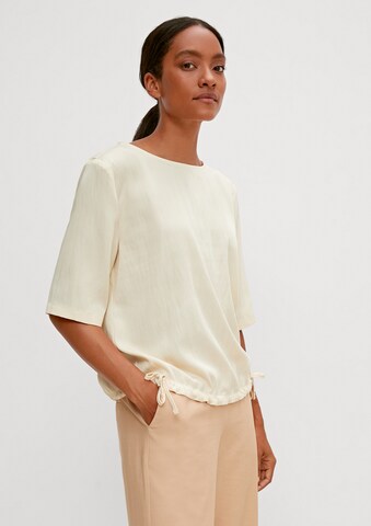 COMMA Blouse in Beige: front