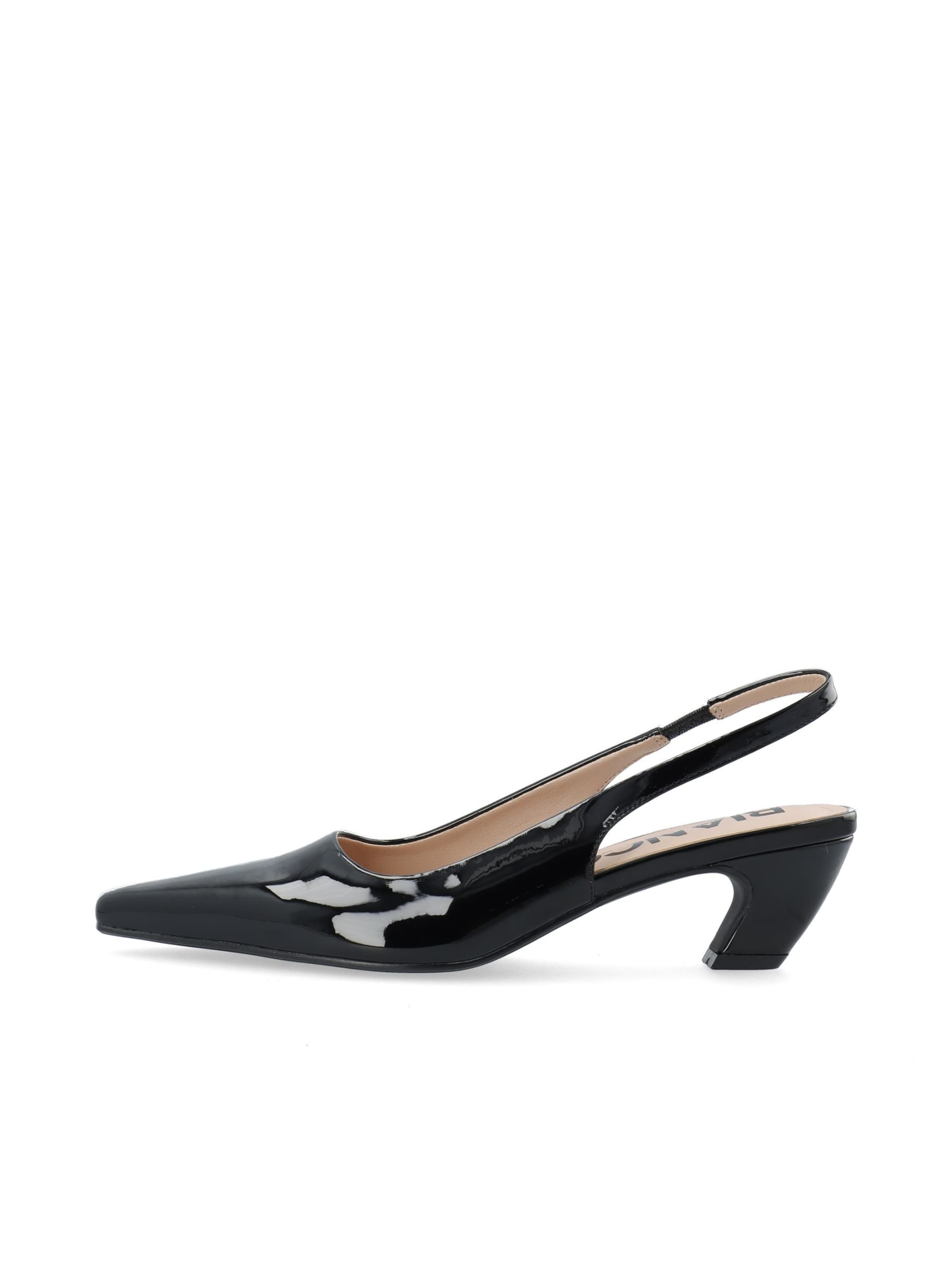 Bianco Slingpumps 'BALEY' i sort: forside