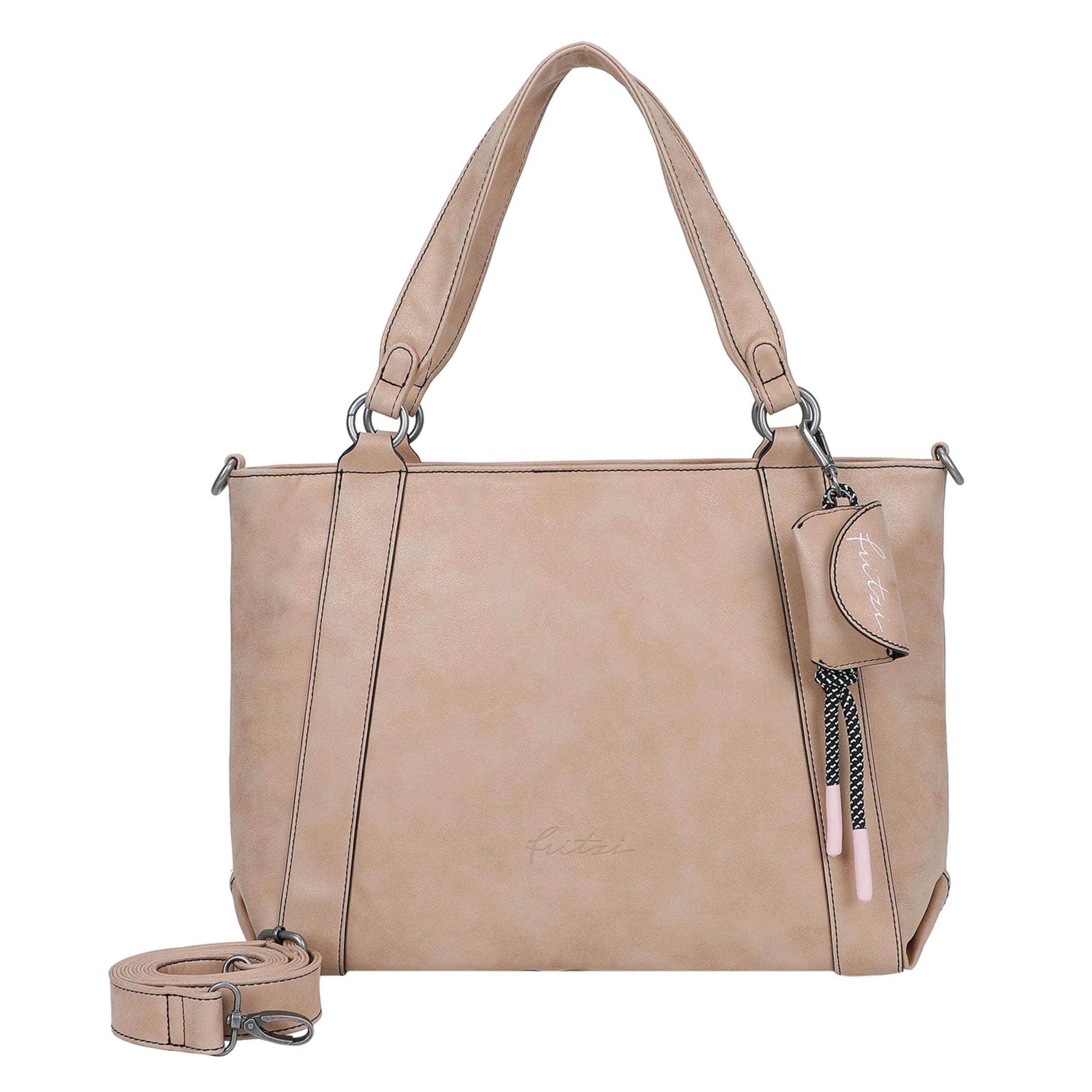 Fritzi aus Preußen Shopper 'Bitzi08' in Beige: Vorderseite
