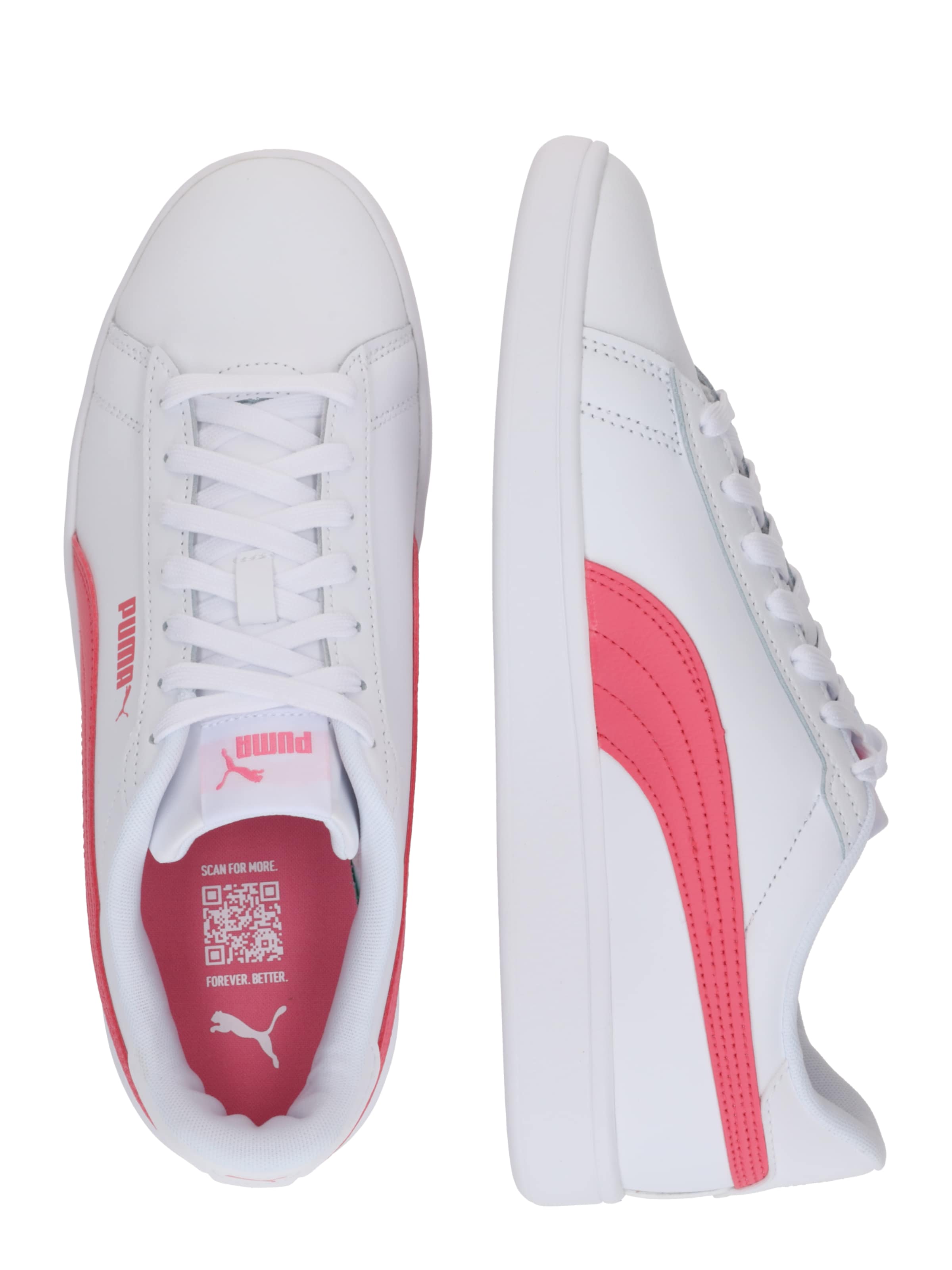Baskets basses 'Smash 3.0' PUMA en blanc