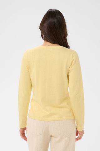 SAINT TROPEZ - Casaco de malha 'MilaSZ' em amarelo