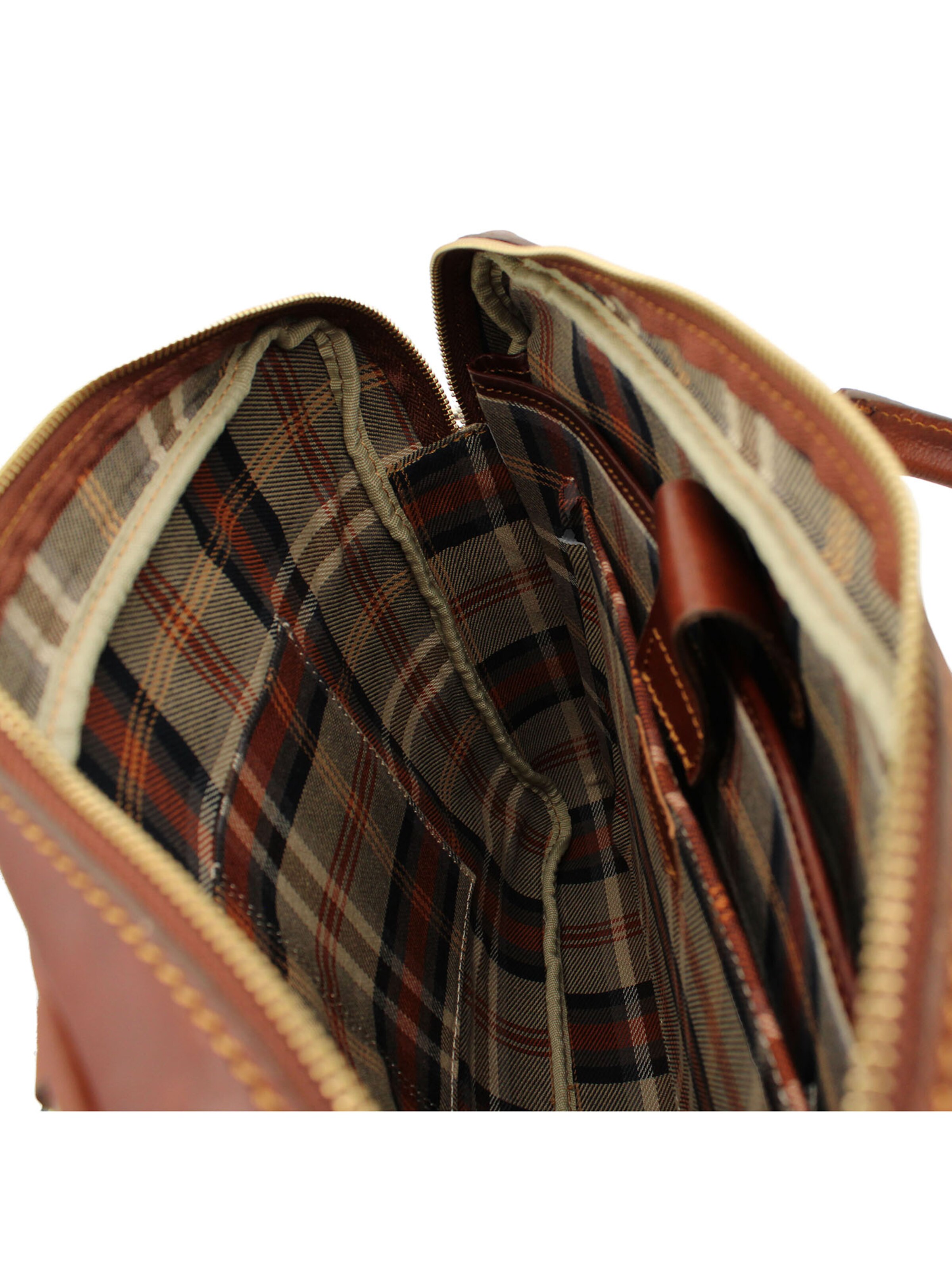 bupell Laptop Bag 'Mattia' in Brown