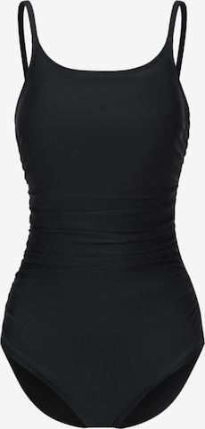 Maillot de bain modelant 'Shaping - Badeanzug mit Raffung' cfab (formerly creamy fabrics) en noir : devant
