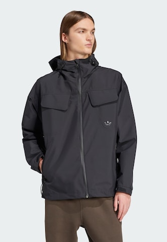 Veste mi-saison 'Essentials' ADIDAS ORIGINALS en noir : devant