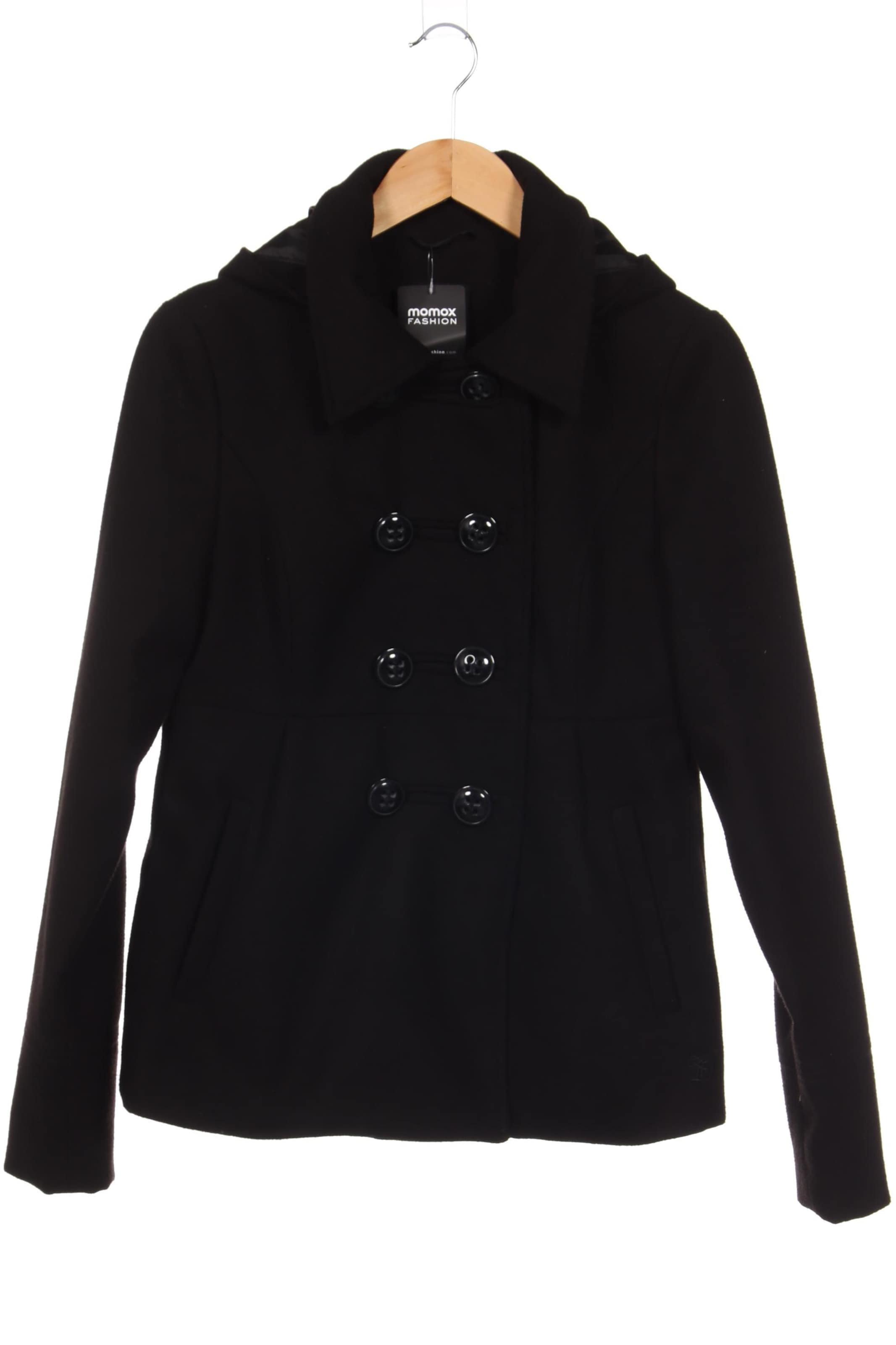 TOM TAILOR DENIM Jacket & Coat in M in Black: front