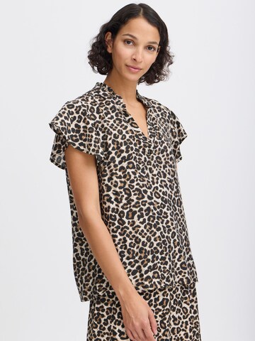 b.young - Blusa 'Hinva' en marrón: frente