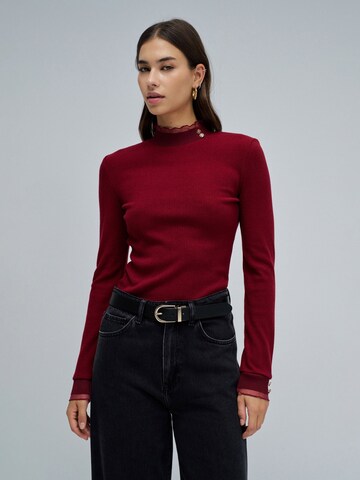 Salsa Jeans Pullover in Rot: Vorderseite