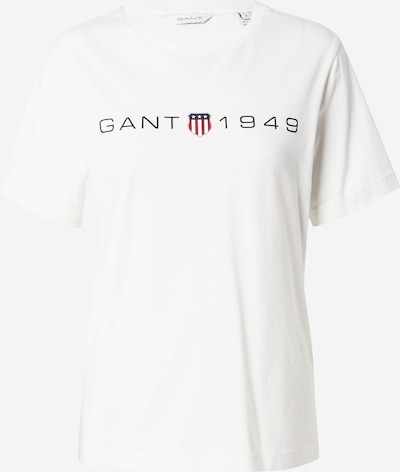 GANT T-shirt en bleu marine / gris clair / rouge / blanc, Vue avec produit