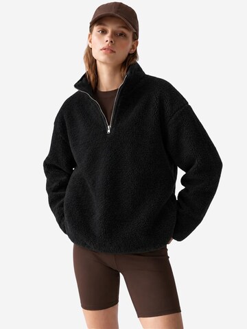 Sweat-shirt 'Sweatshirts' MixRay en noir : devant
