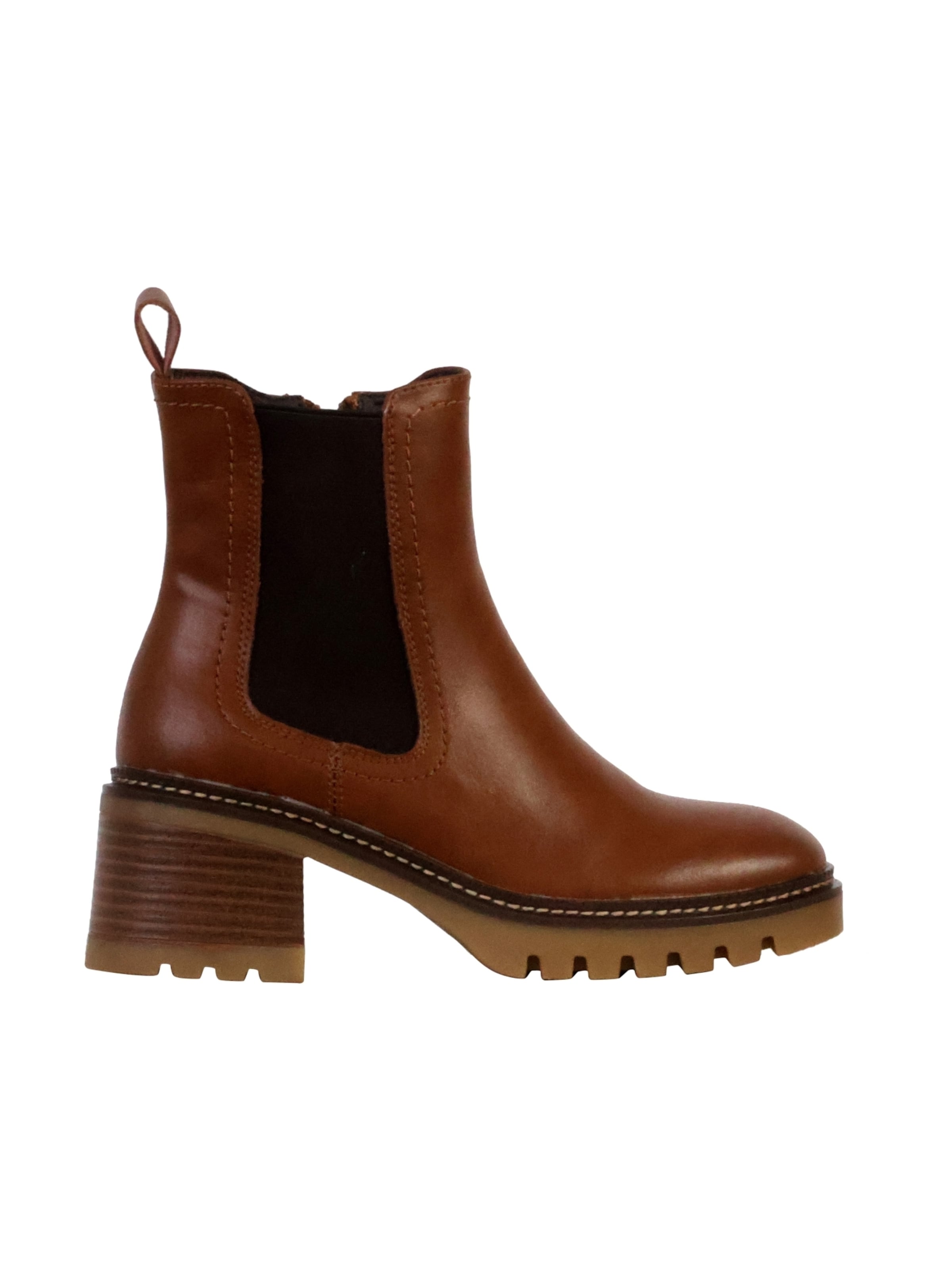 The Divine Factory Ankle Boots‌‌‌ in Beige: Vorderseite