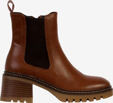The Divine Factory Ankle Boots in Beige: Vorderseite
