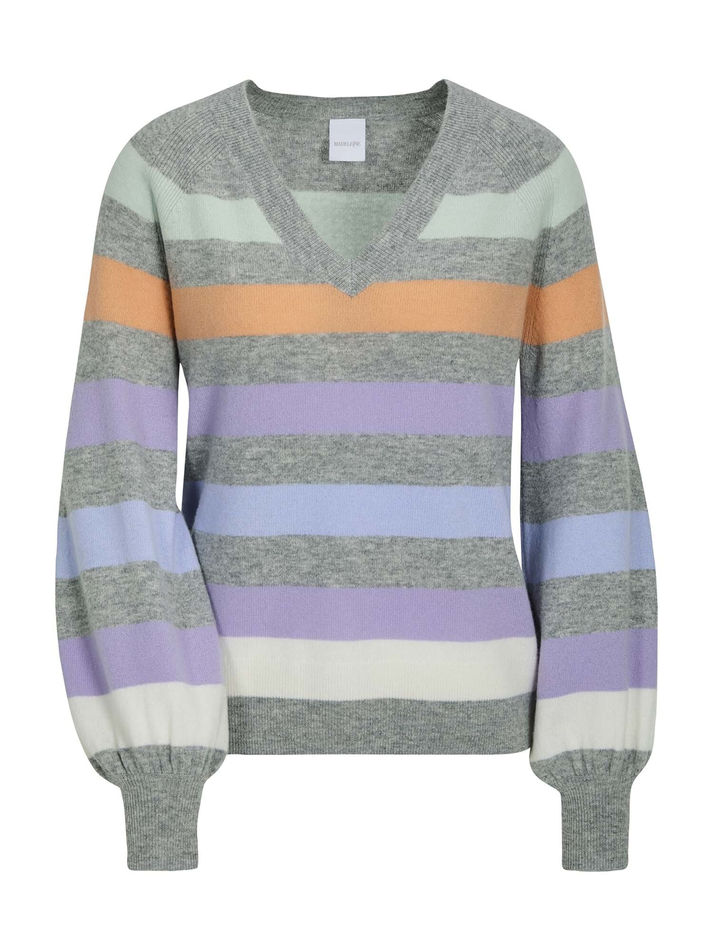 MADELEINE Trui in Grijs: voorkant