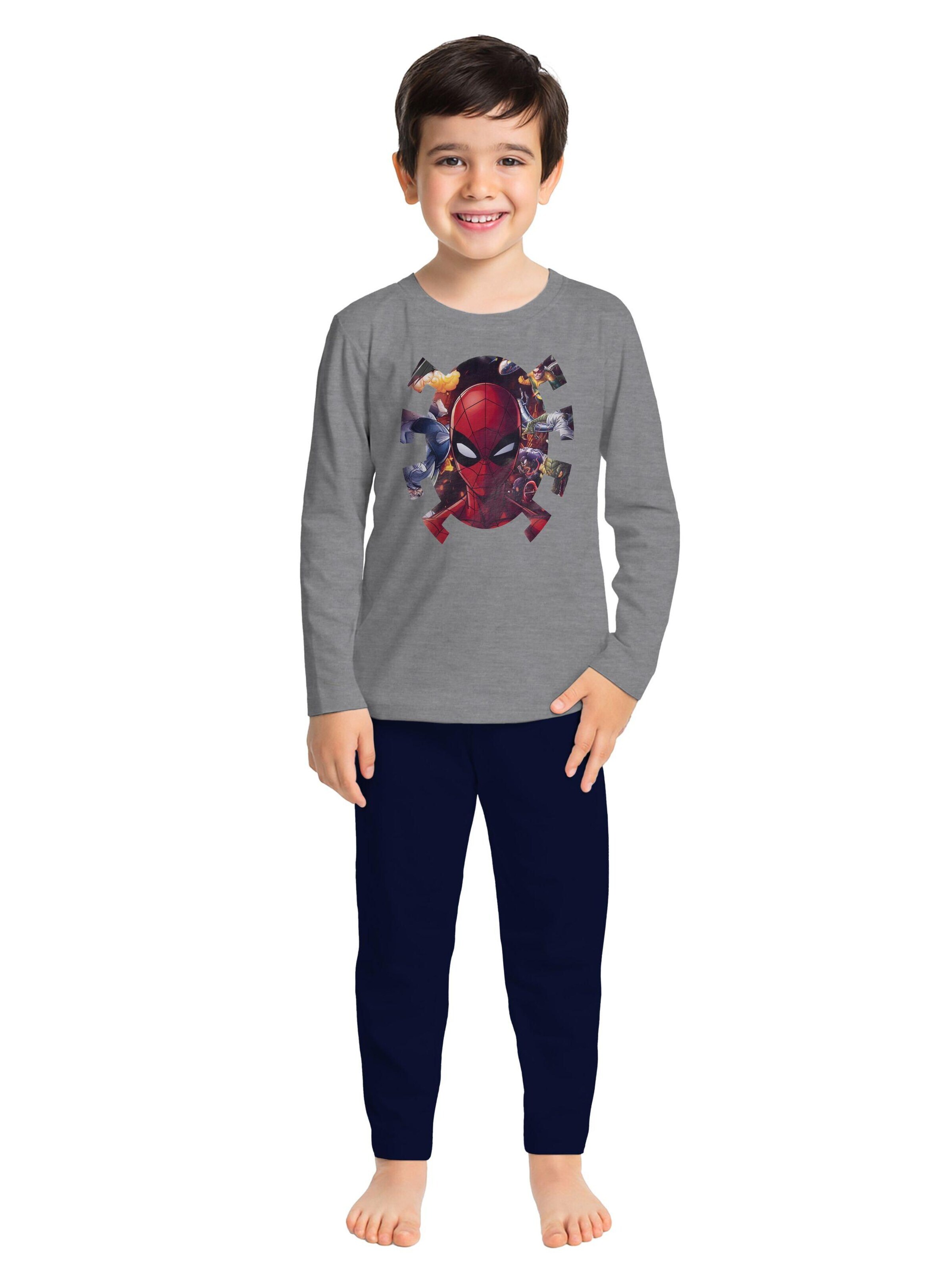SPIDERMAN Pajamas 'Marvel' in Mixed colors: front