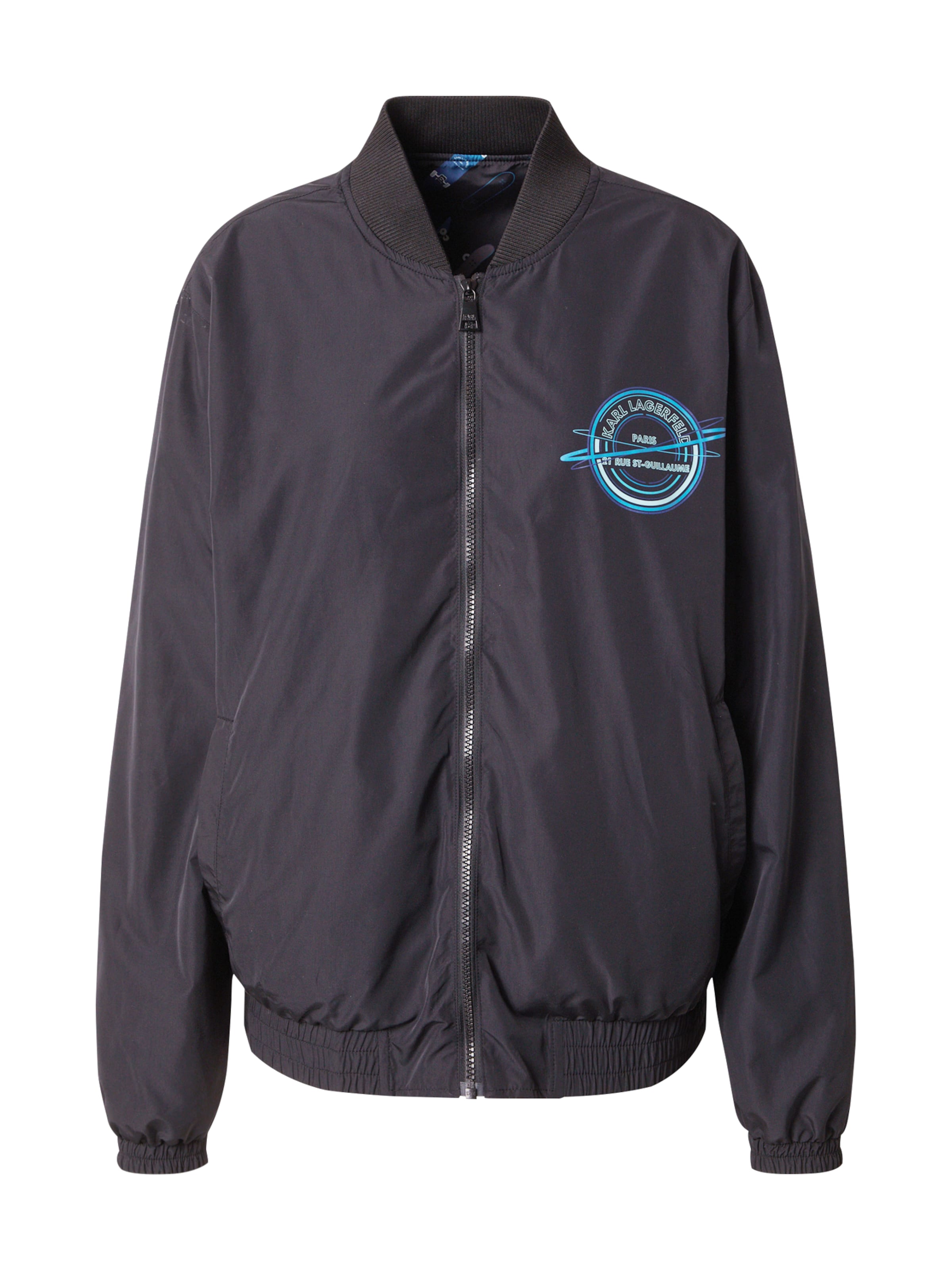 Karl Lagerfeld Övergångsjacka i svart: framsida