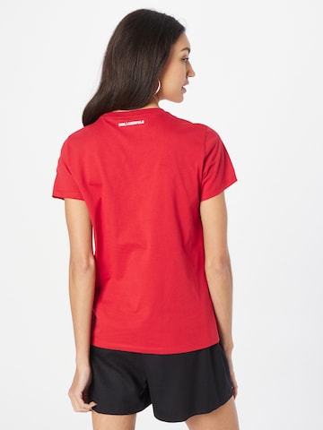 Karl Lagerfeld - Camiseta en rojo