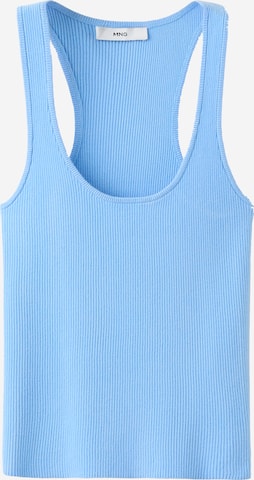 MANGO Stricktop 'LAURA' in Blau: Vorderseite
