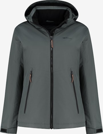 Travelin Winter Jacket ' Live ' in Grey: front
