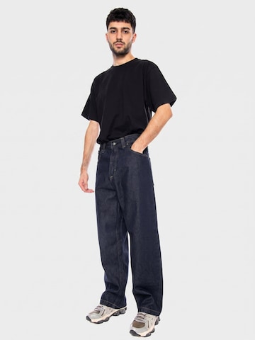 Carhartt WIP Baggy Jeans 'Brandon Pant Blue Rinsed' in Blauw: voorkant