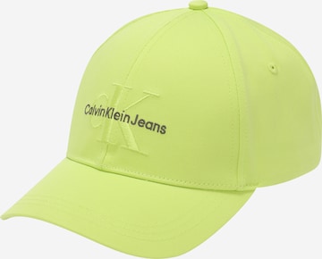 Cappello da baseball di Calvin Klein Jeans in verde: frontale