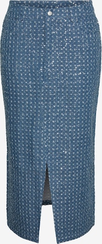 PIECES Nederdel 'NAOMI' i blå: forside