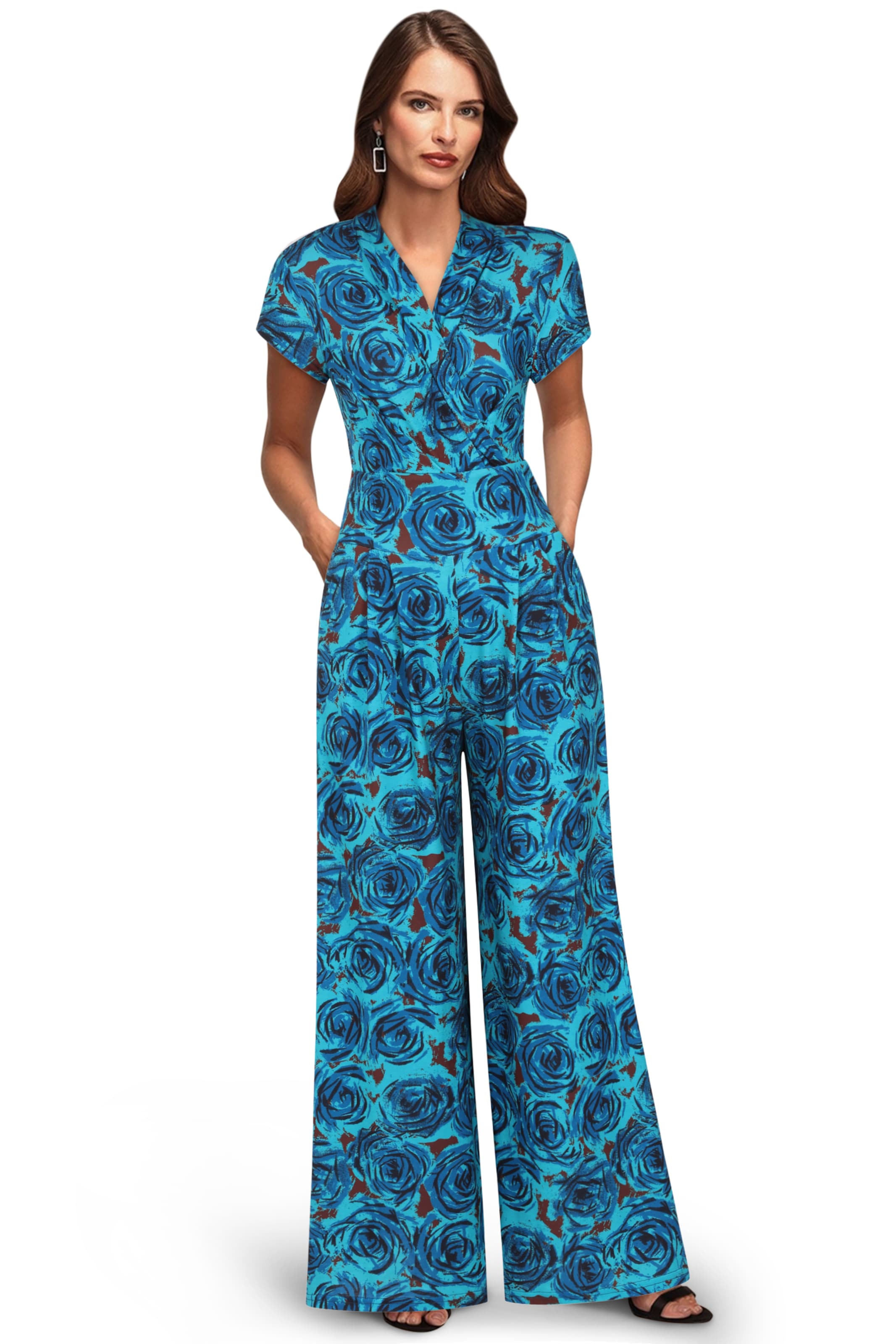 HotSquash Overal 'Ss26' – modrá: přední strana