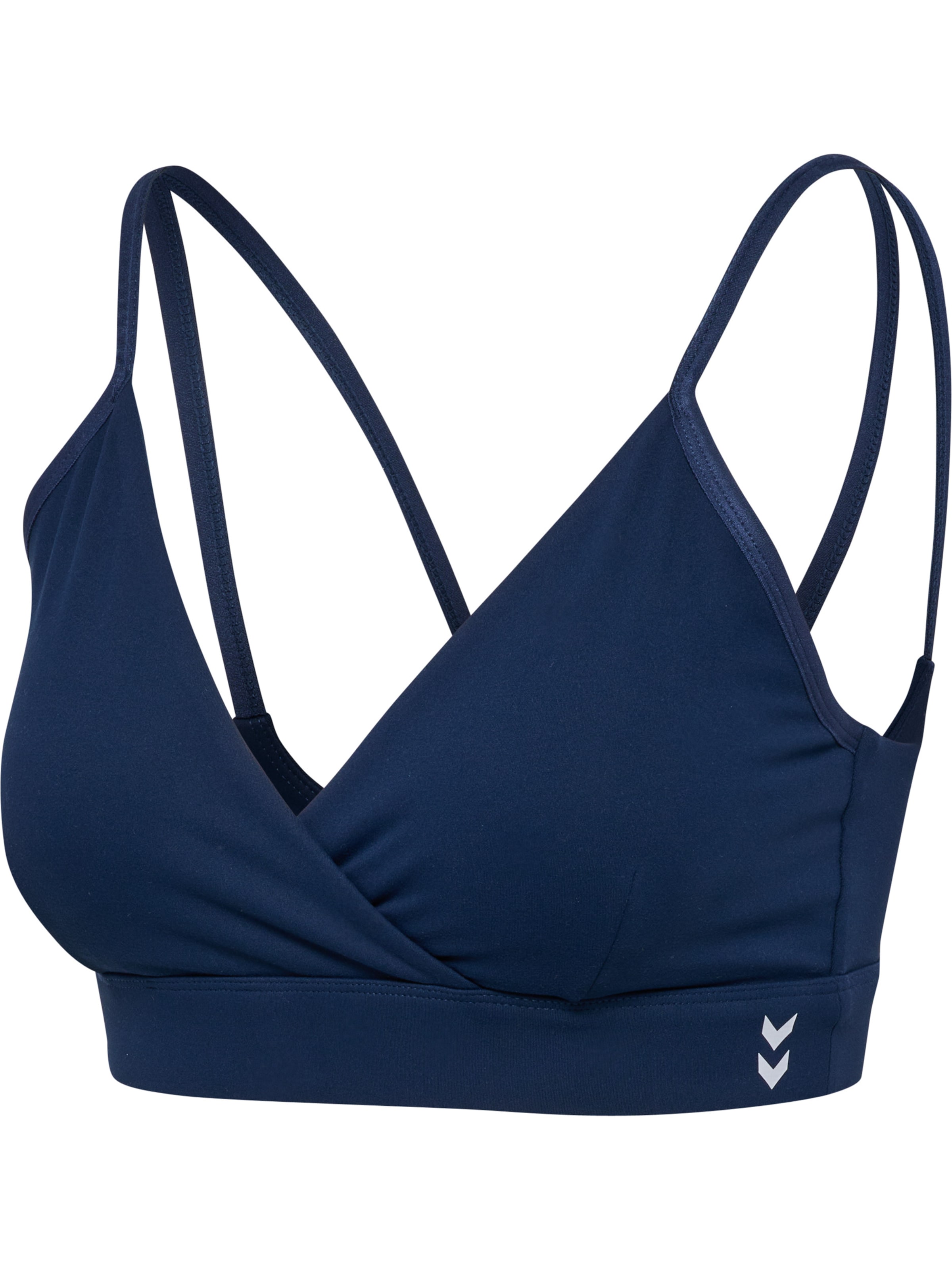 Hummel Bustier Sporttop in Blauw