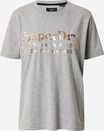 T-shirt Superdry en gris : devant