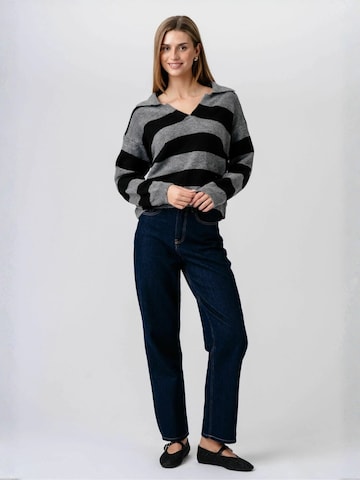 TEESHOPPEN Pullover ' Nora Knit ' i sort