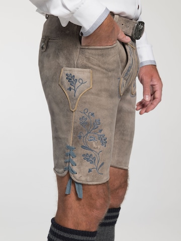 SPIETH & WENSKY Regular Trousers 'Garvin' in Brown