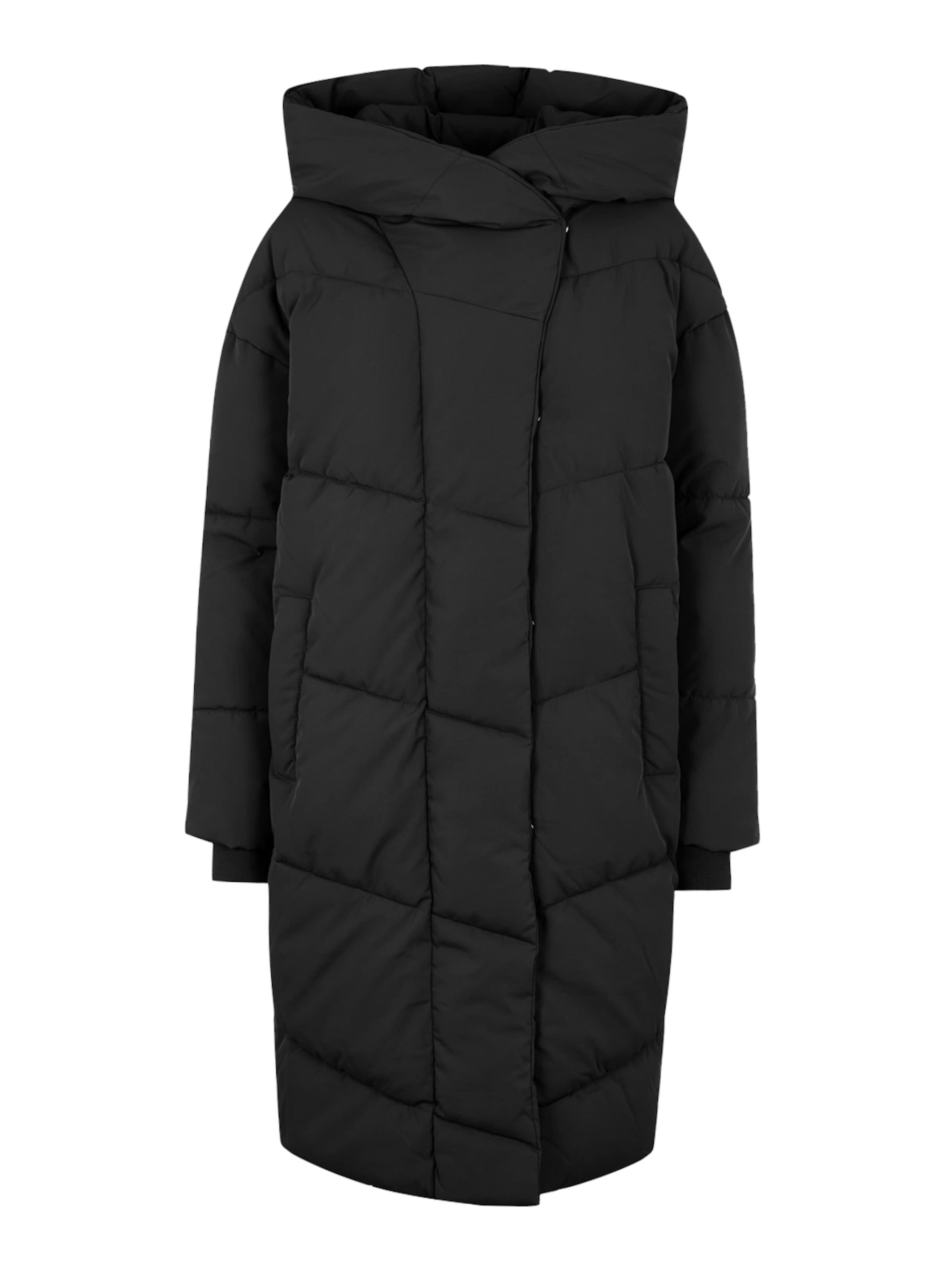 Manteau d’hiver Noisy may en noir : devant