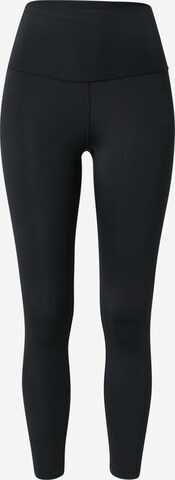 NIKE Skinny Sportbroek in Zwart: voorkant