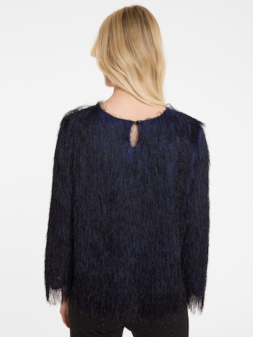 Haut ' Abiara ' Ana Alcazar en bleu