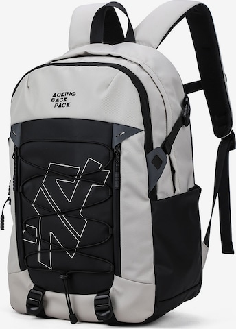 Aoking Backpack in Grey: front