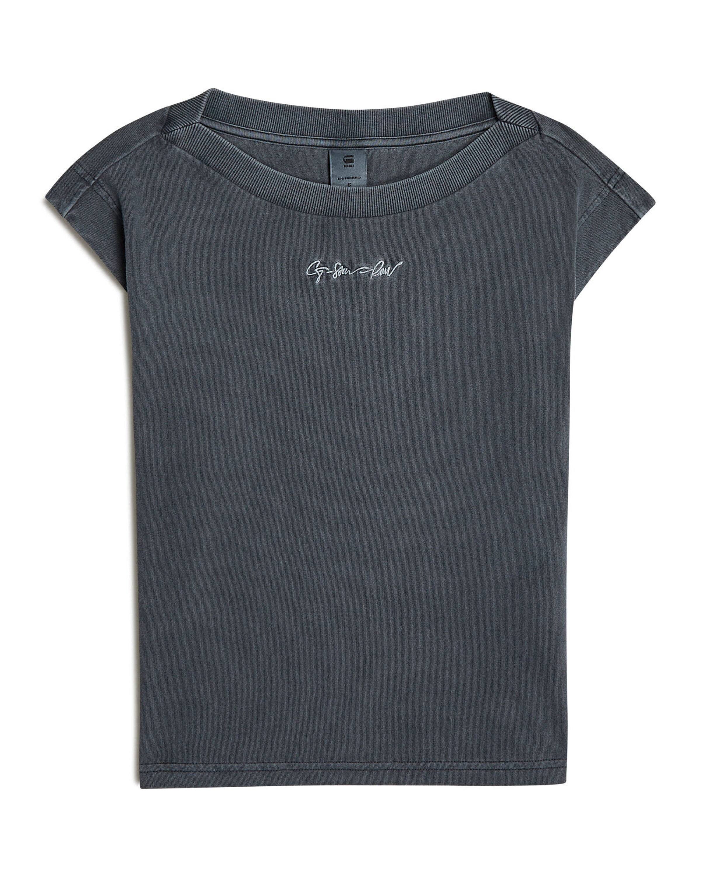G-STAR Shirt 'Logo' in Grey: front