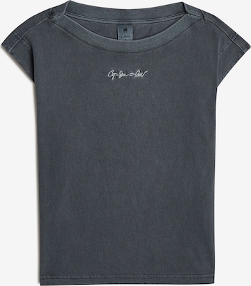 G-STAR Shirt 'Logo' in Grey: front