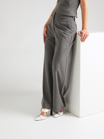 Wide Leg Pantalon minimum en gris